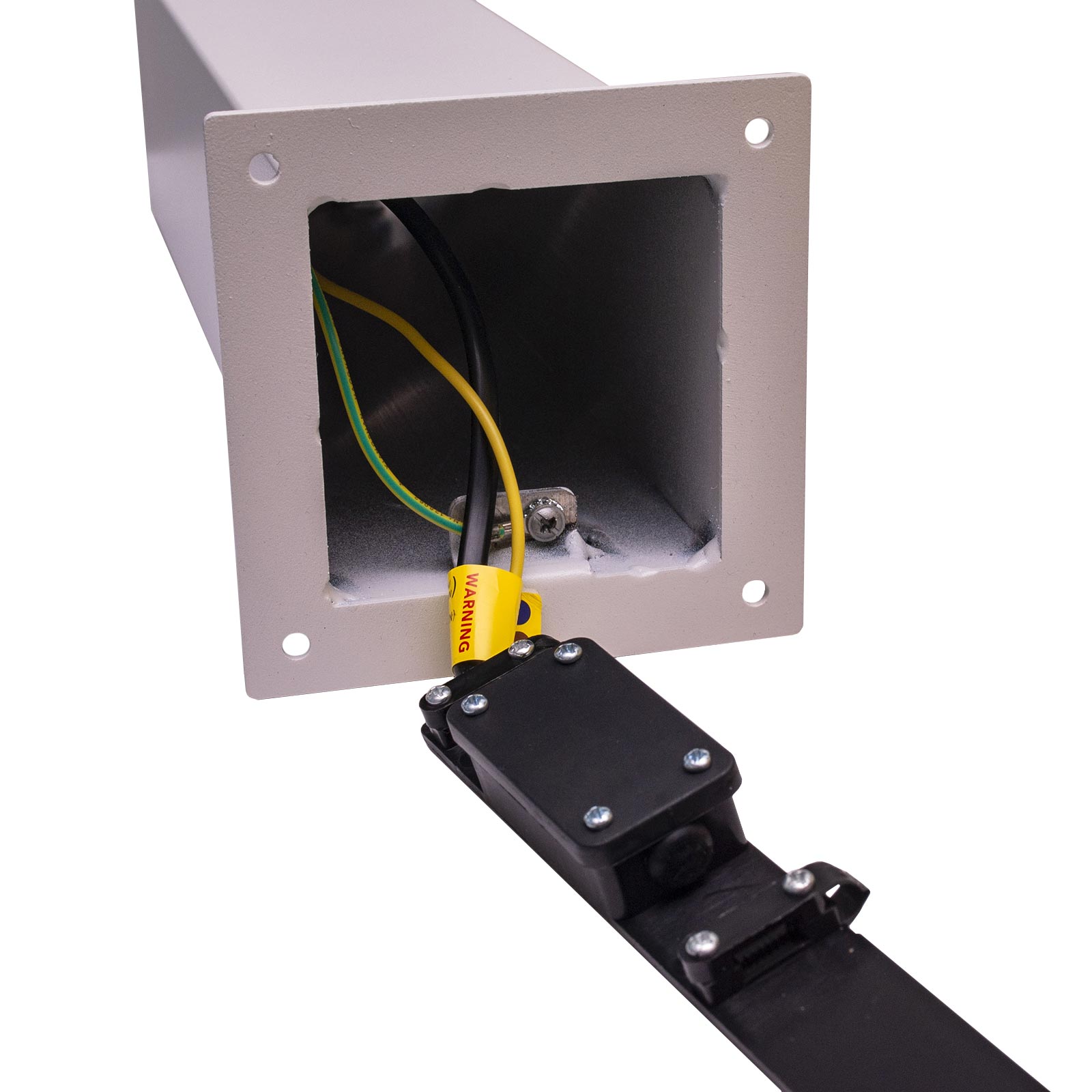 Lâmpada de jardim LED E27 com sensor de movimento crepuscular IP44 luz de estacionamento de garagem 44 cm COR BRANCO - 4
