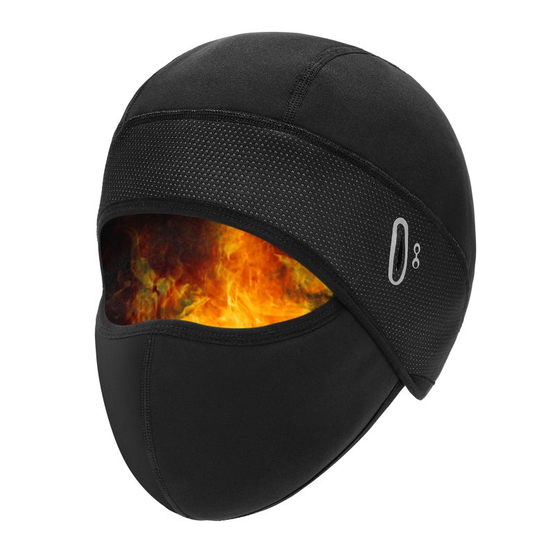 Czapka z polaru termicznego i wiatroszczelna dla mężczyzn i kobiet, podpinka pod kask narciarski, rowerowy i biegowy, czapka zimowa