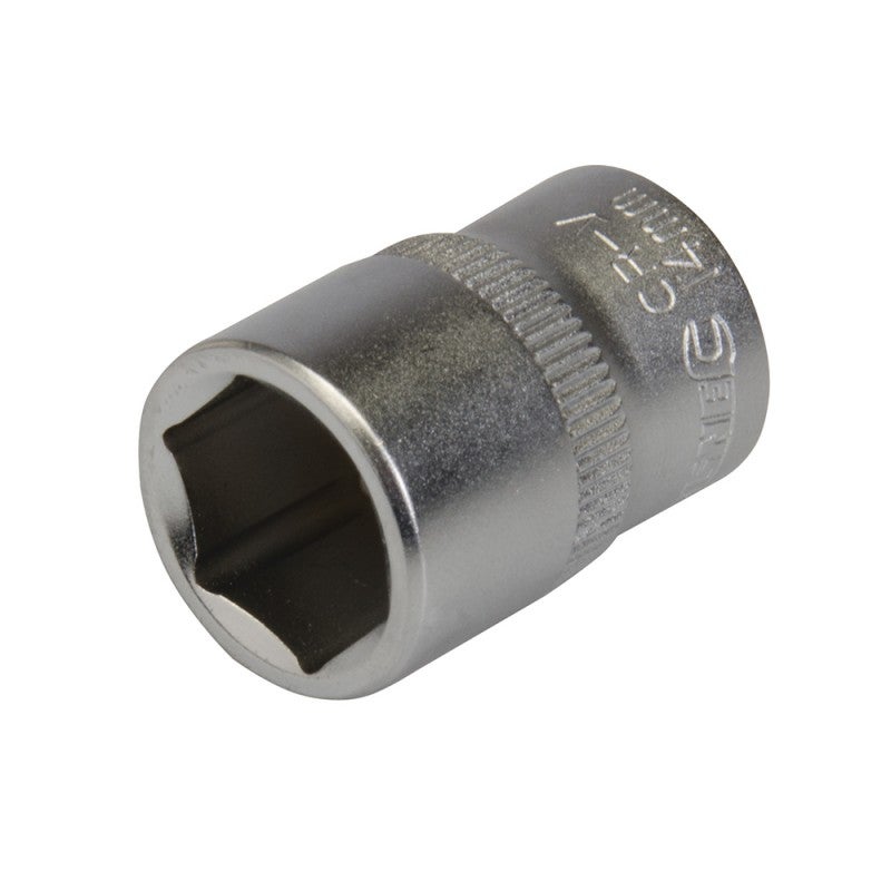 Vaso De 1/2' Para Llave De Carraca | Medida 18mm, Acero Cromo-Vanadio Pulido | Silverline Tools