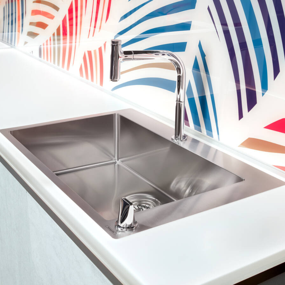 Mitigeur Hansgrohe Metris Select M71 200 – Chrome Brossé, Neuf