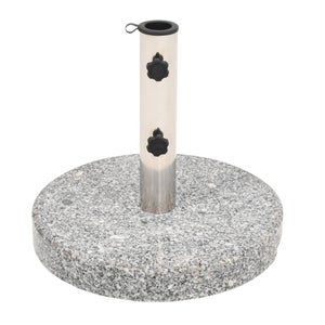 RELAX4LIFE Base per Ombrellone da Giardino, Base Rotonda per Palo Ombrelloni 38/48mm, Supporto Porta Ombrellone per Giardino, Balcone, Terrazza e Bar (10kg