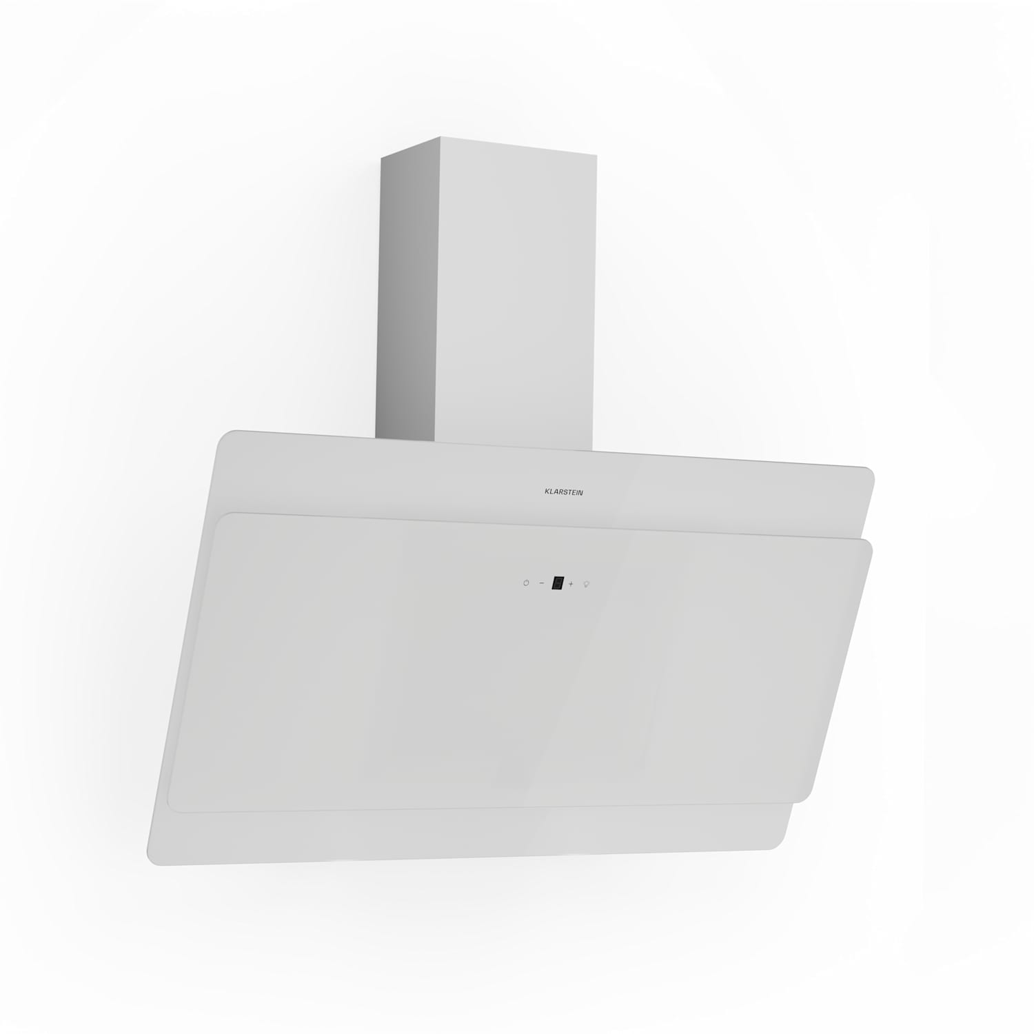 Klarstein Aurica 90 Campana Extractora 90 Cm 607 M³/H Led Táctil Vidrio Blanca/Blanco , Leroy Merlin