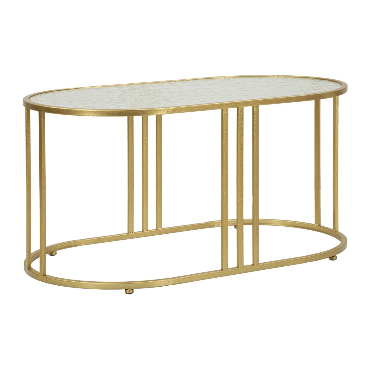 Stolik Kawowy Tabora, Metal, Złoto, Seven Design