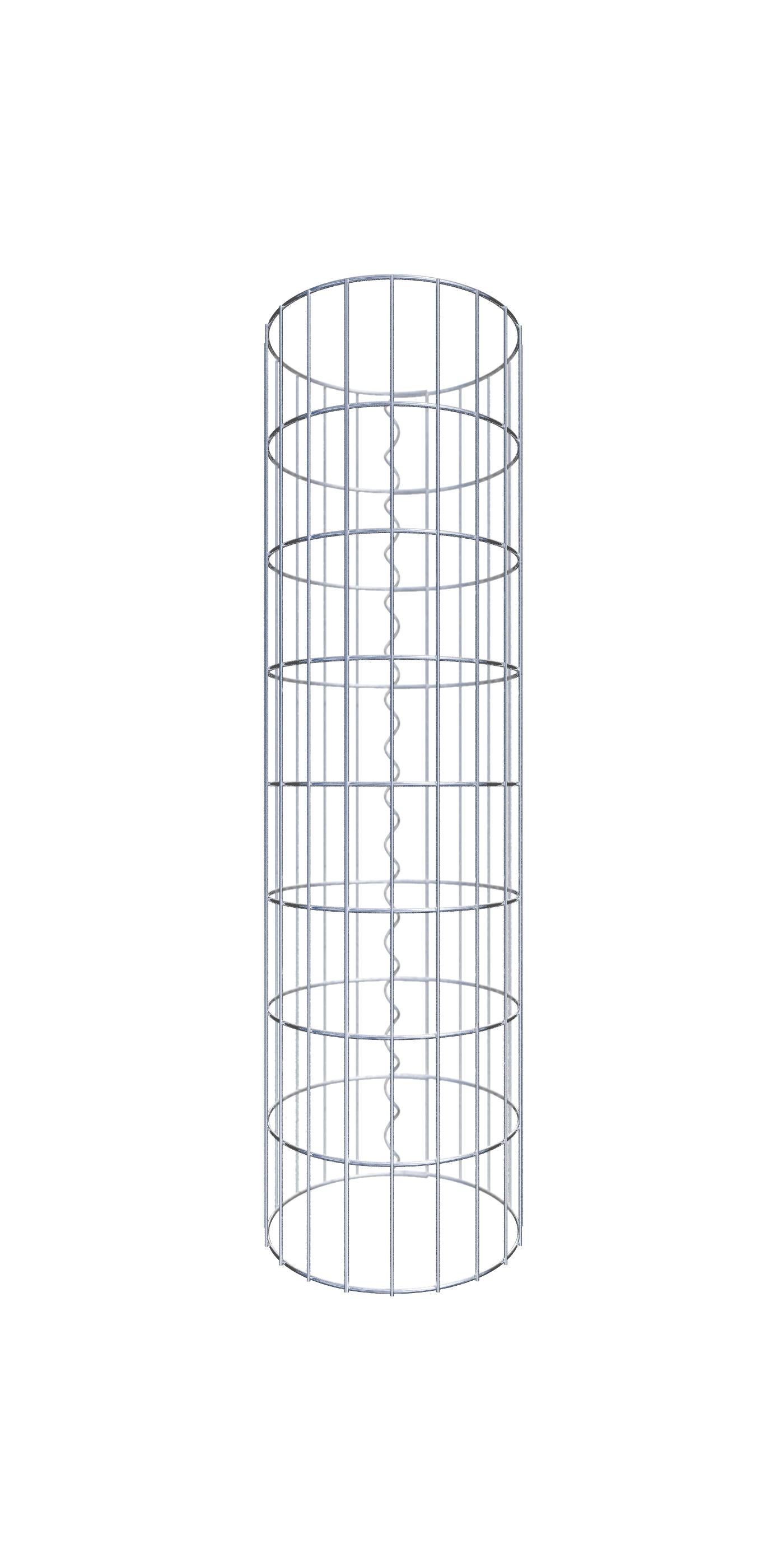 Gabiona - Colonne De Gabion Carrée, 27 Cm X 27 Cm, Mailles 5 X 5 Cm