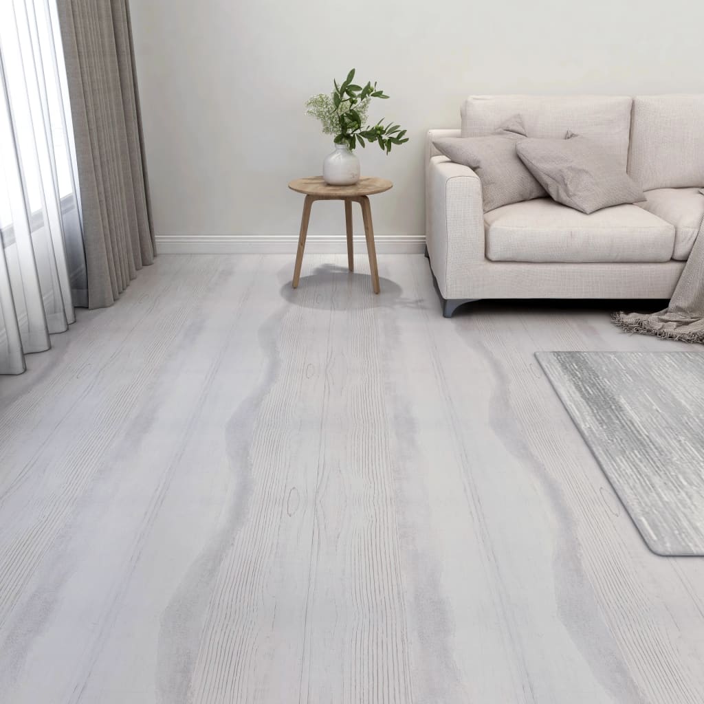 Vidaxl lamas para suelo autoadhesivas 55 uds pvc gris claro 5,11 m²