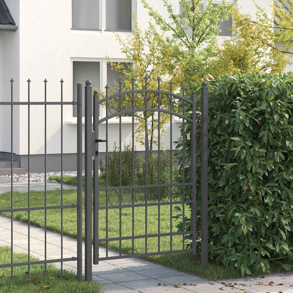 Portail de clôture avec pointes EMMEN 104 x 134,5 cm | Leroy Merlin
