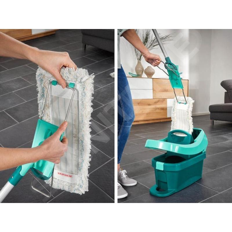 Leifheit 55049 balai à franges et balai-éponge Gris, Turquoise - 5