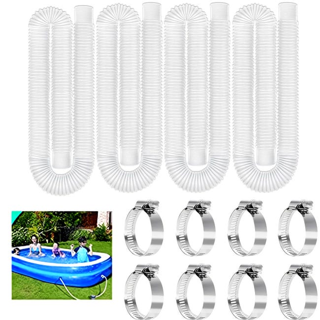 2 Pezzi Tubo Di Ricambio Pompa Piscina 1,5 Pollici Diametro 59 Lungo Filtro Per Pompe 29060e 88183932 2 Pezzi Tubo Di Ricambio Pompa Piscina 1,5 Pollici Diametro 59 Lungo Filtro Per Pompe 29060e 88183932