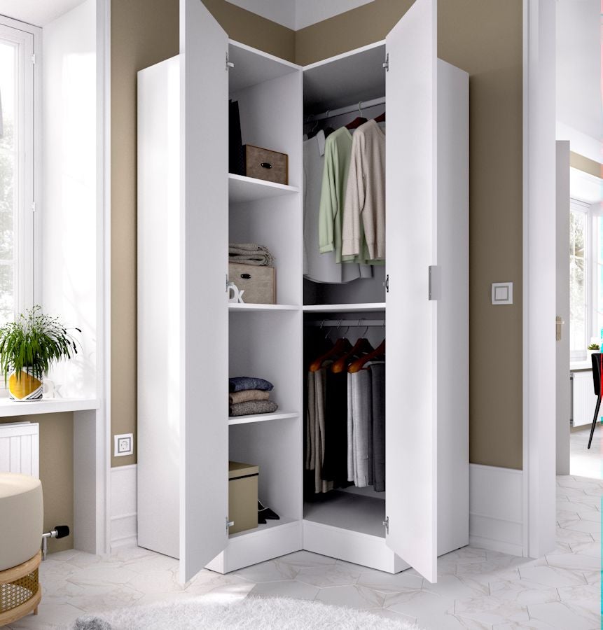 ESSEN Armario Rincon con puertas blanco - 2