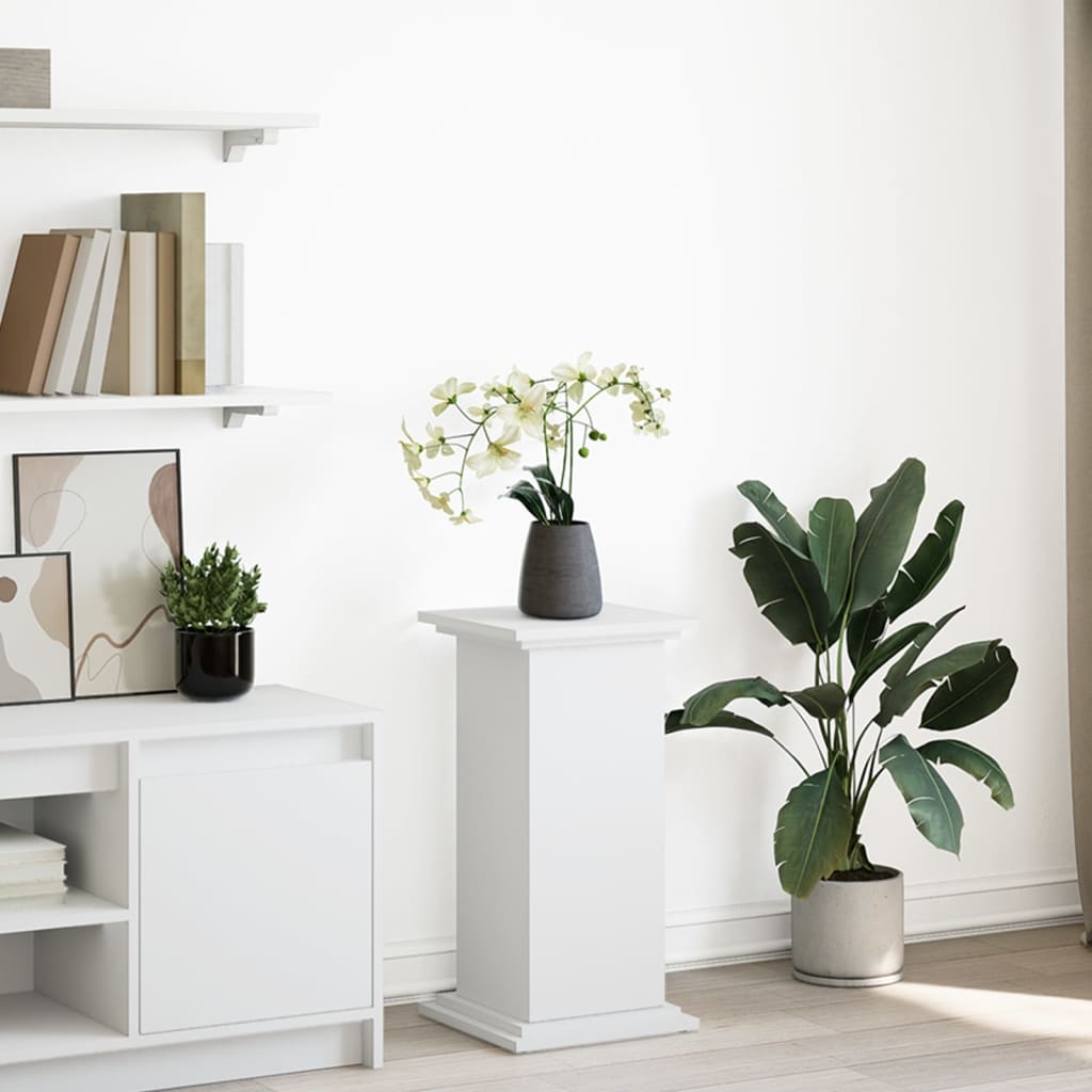 VidaXL Piedistallo Per Piante Pieghevole In Legno Massello Di Acacia – Rustico 30x30x38 Cm – Supporto Per Vasi E Fiori Da Interno/Esterno