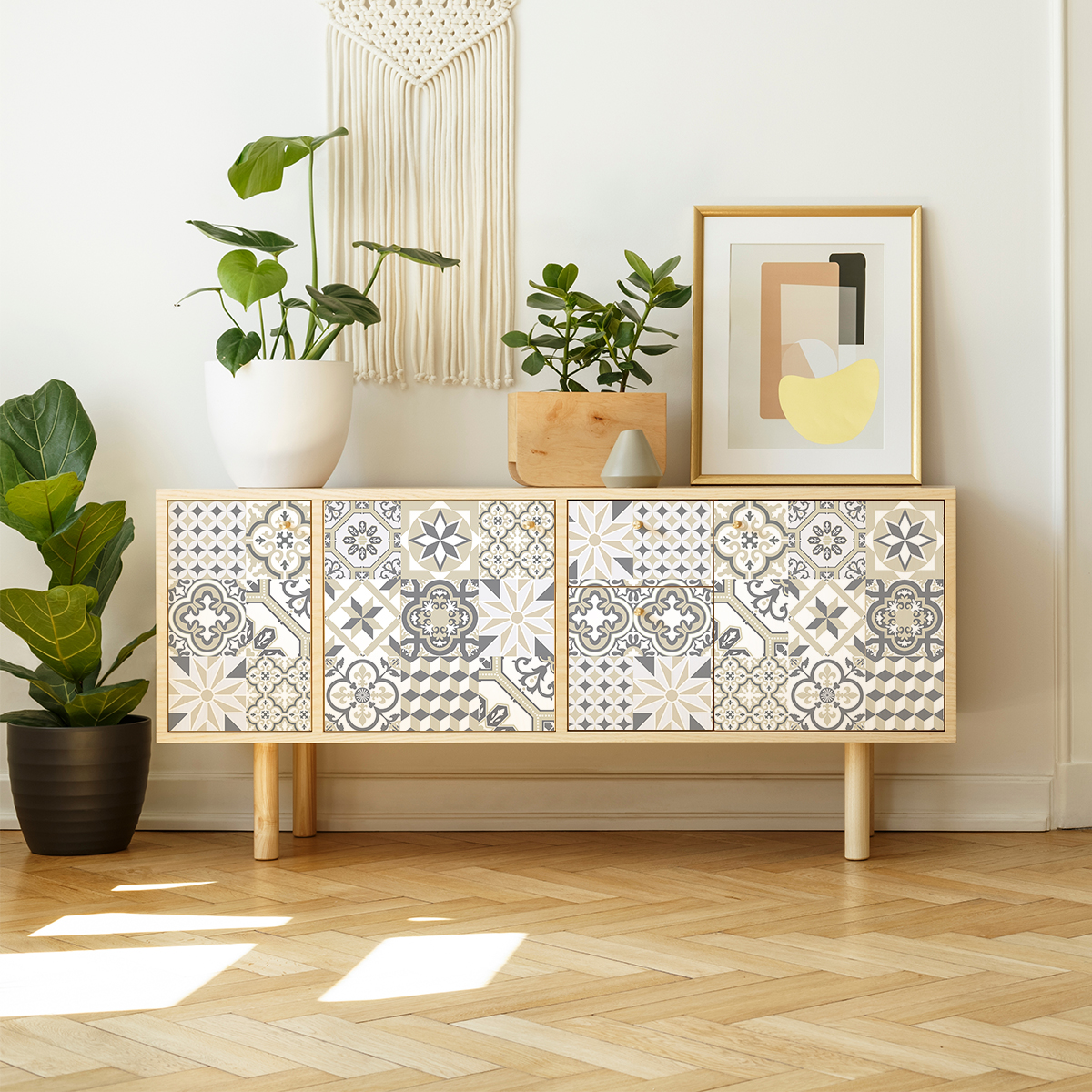 30 vinilos baldosa de cemento muebles venitia - adhesivo de pared - revestimiento sticker mural decorativo - 30stickers15x15cm