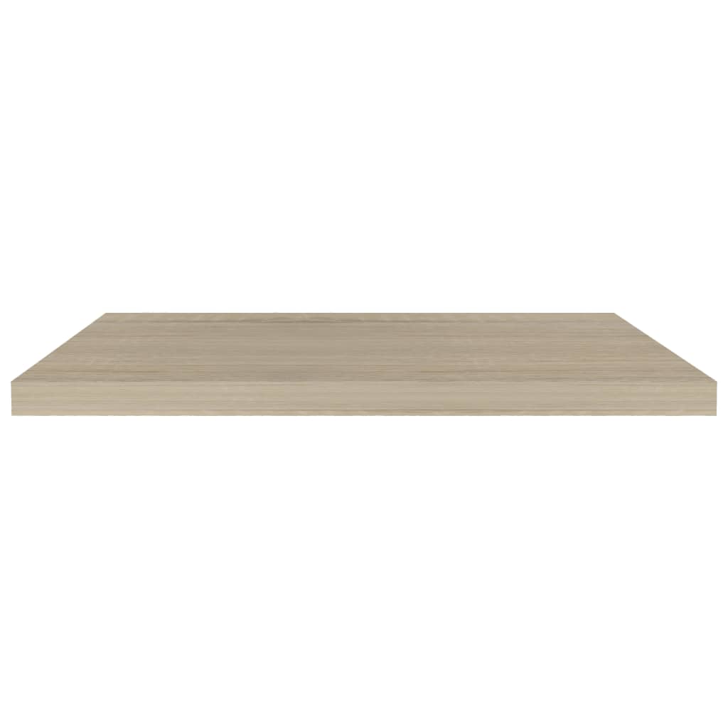 Étagère flottante murale | Étagère de rangement chêne 80x23,5x3,8 cm MDF CFW936588 - 4