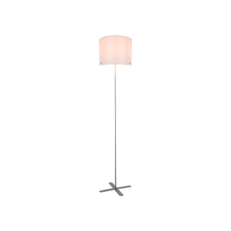 Lampa podłogowa stojąca Izander srebrno-biała 1xE27x40W wym: 149 x 34 x 30 cm metal Rabalux