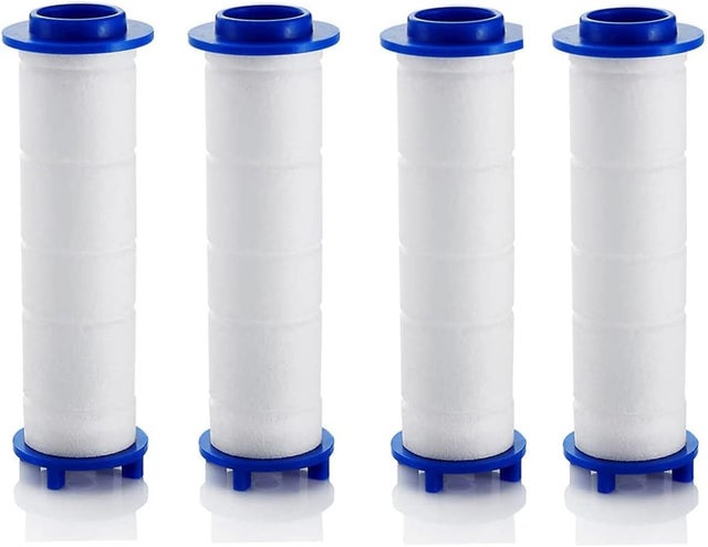 4 x wkłady filtrujące z bawełny PP, wkłady filtrujące do prysznica do odwróconej osmozy i filtracji cząsteczkowej (7,5 cm)