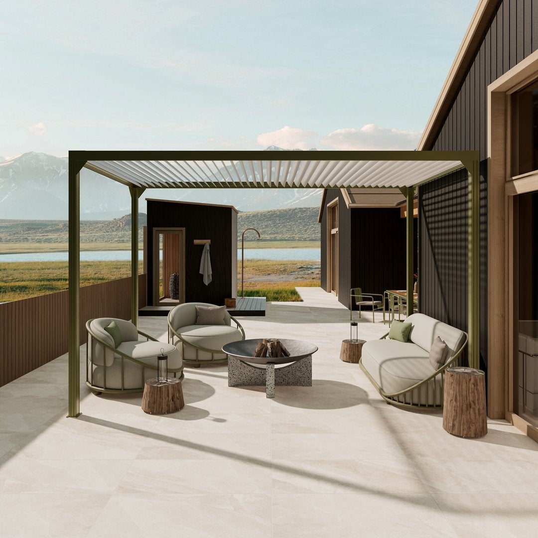 Ardesia Elegante Sabbia 20 mm Outdoor - Piastrelle 60x60x2 cm 20 mm - ISA 9001 60x60 GRIP R11 20 mm - 2