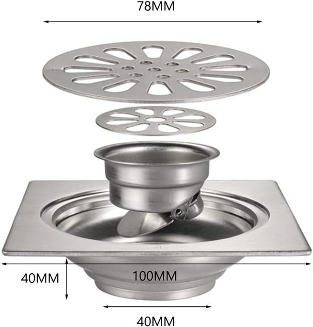 BERNSTEIN - Canale Per Doccia Walk-in Acciaio Inox Con Sifone, Piletta Di Scarico Filtro Antiodore Flexgl01 3 Vetro Nero 60 Cm 89706583 BERNSTEIN - Canale Per Doccia Walk-in Acciaio Inox Con Sifone, Piletta Di Scarico Filtro Antiodore Flexgl01 3 Vetro Nero 60 Cm 89706583