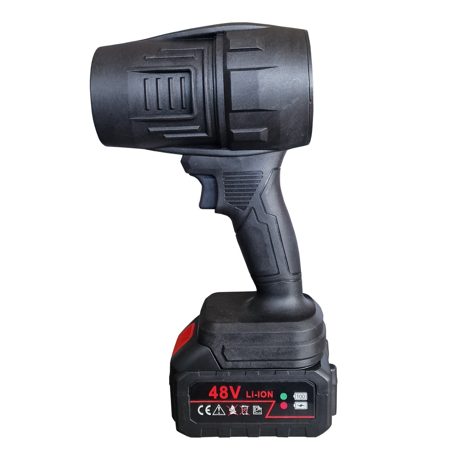 Soffiatore BYCO Con 2 Batterie 48V – Potente Fino A 200 Mph, Velocità Regolabile, Per Giardino, Auto E Cantieri