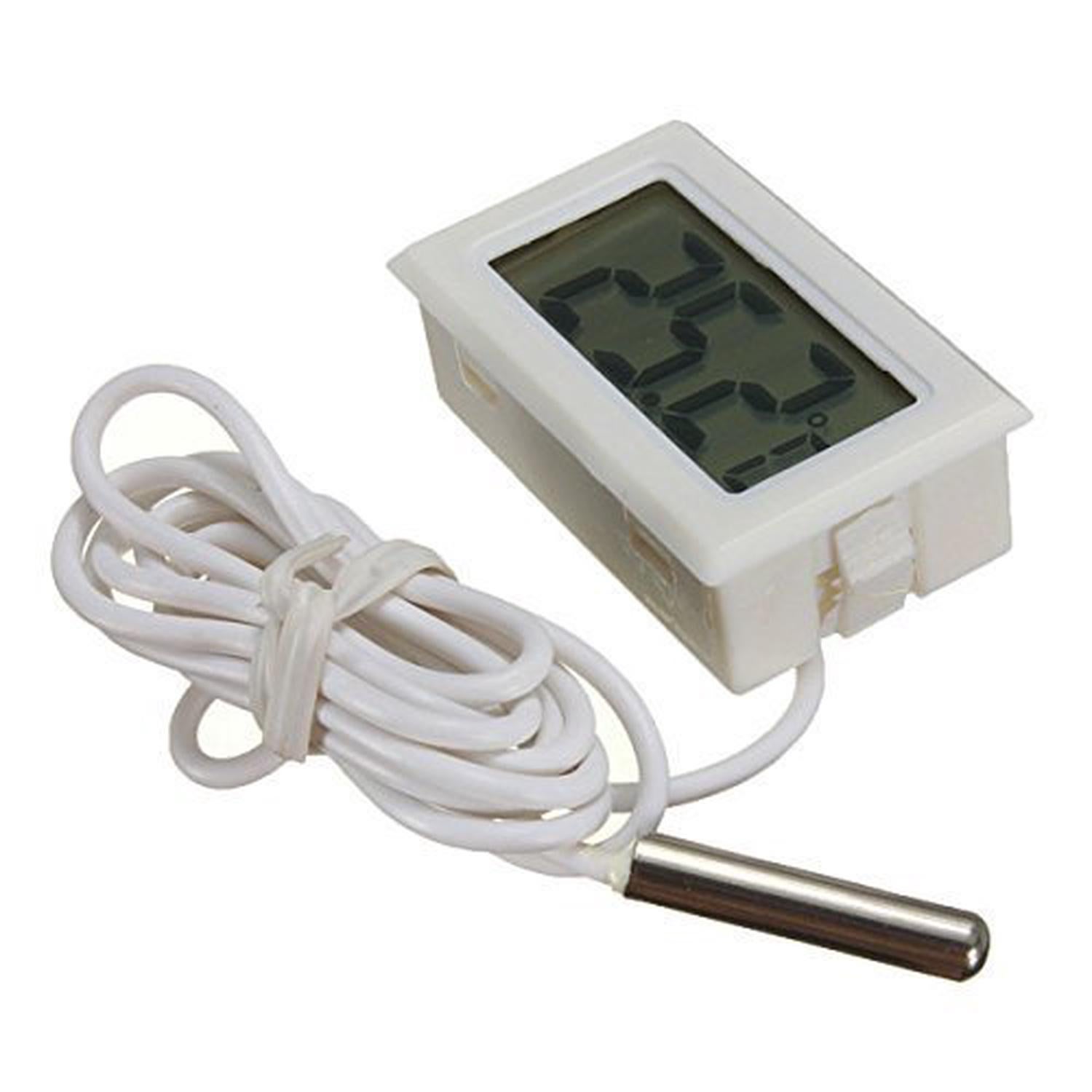 Thermomètre Réfrigérateur Digital LCD Avec Sonde - Température -50°C à +70°C Alarme Max/Min