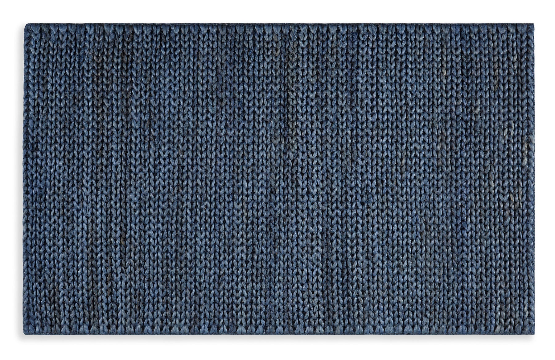NIEBIESKI DYWANIK JUTOWY 200X300CM