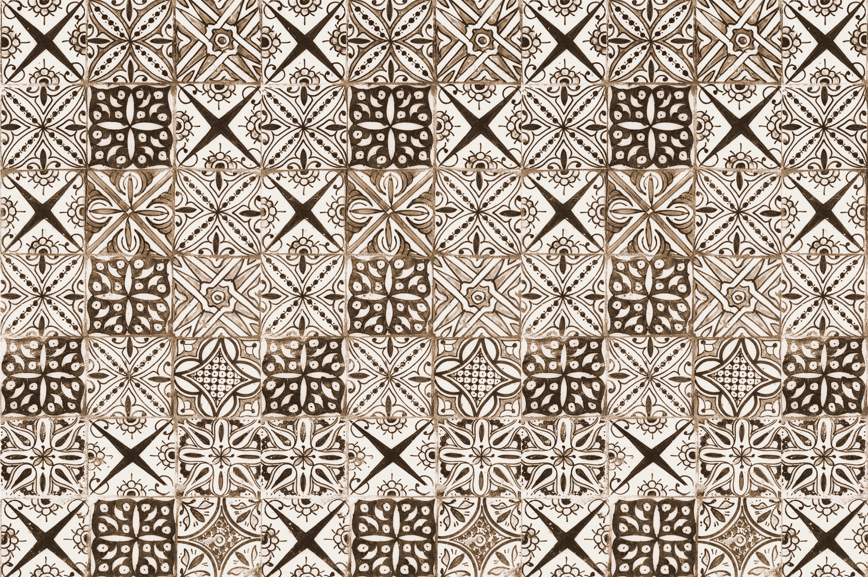 Dywan winylowy Yaminah 133x200 cm - antypoślizgowy PVC, winylowy do kuchni lub salonu, zmywalny, styl hydrauliczny