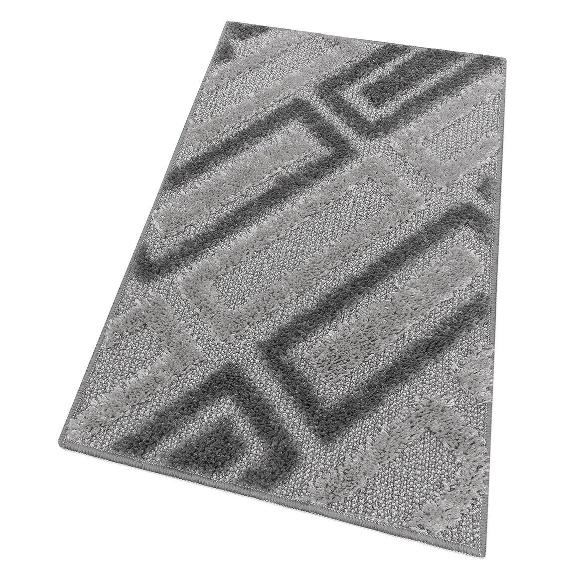 Mata łazienkowa 50x80 Cm Nowoczesny Miękki Absorbent Antypoślizgowy Zmywalny Szary