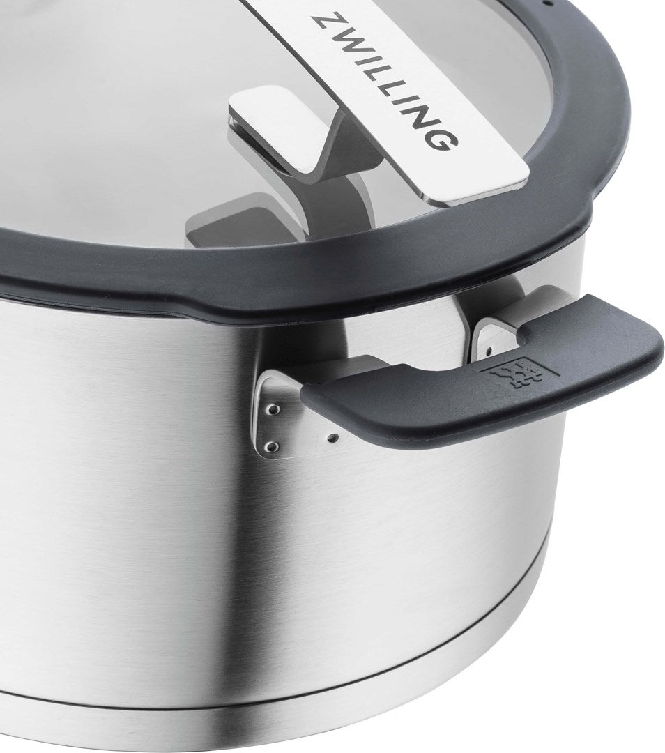 Set Pentole ZWILLING Simplify 5 Pezzi - Acciaio Inossidabile Con Coperchio Colino, Per Induzione