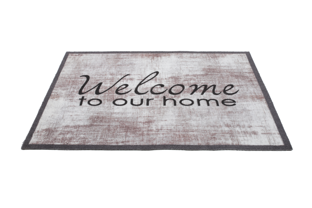 Alfombra de entrada personalizado - modelo mississippi - gris - 50cm x 75cm