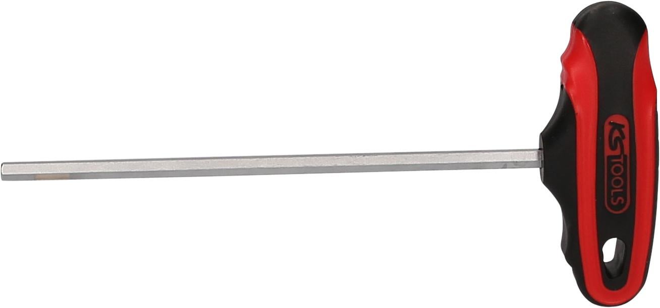 Clé à Poignée En T KS TOOLS – 4,0 Mm, 3 Voies, Acier Chrome Vanadium, Finition Satinée