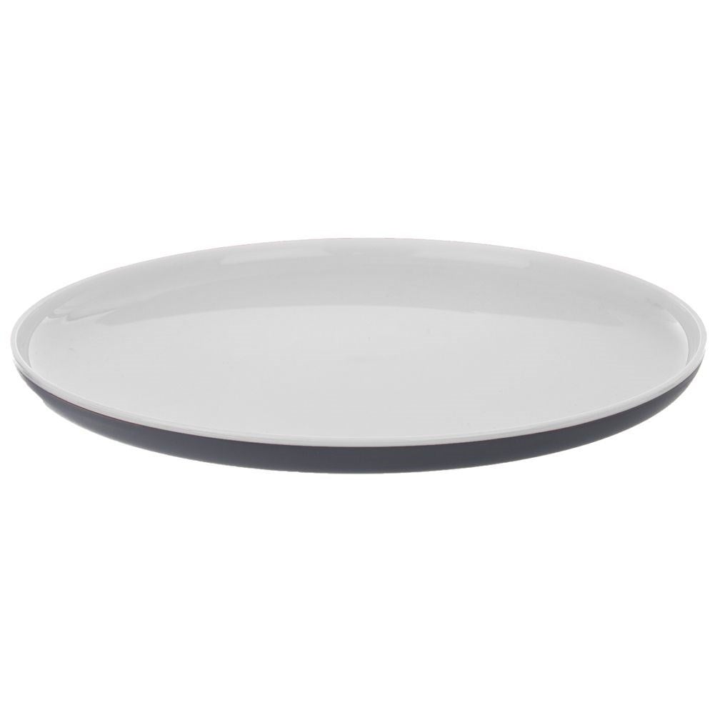 Płaski talerz obiadowy 25 cm, trwały, lekki materiał