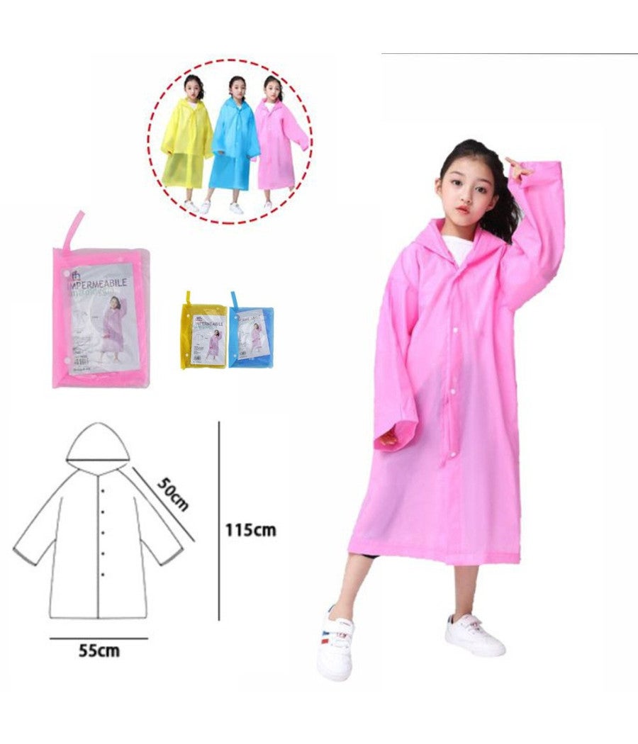 Impermeabile Donna Antipioggia TYXHXTF 7 Pezzi Poncho Antipioggia Usa E Getta | Impermeabili Per Famiglia | Per Concerti, Viaggi Kit Poncho Colorati - 2