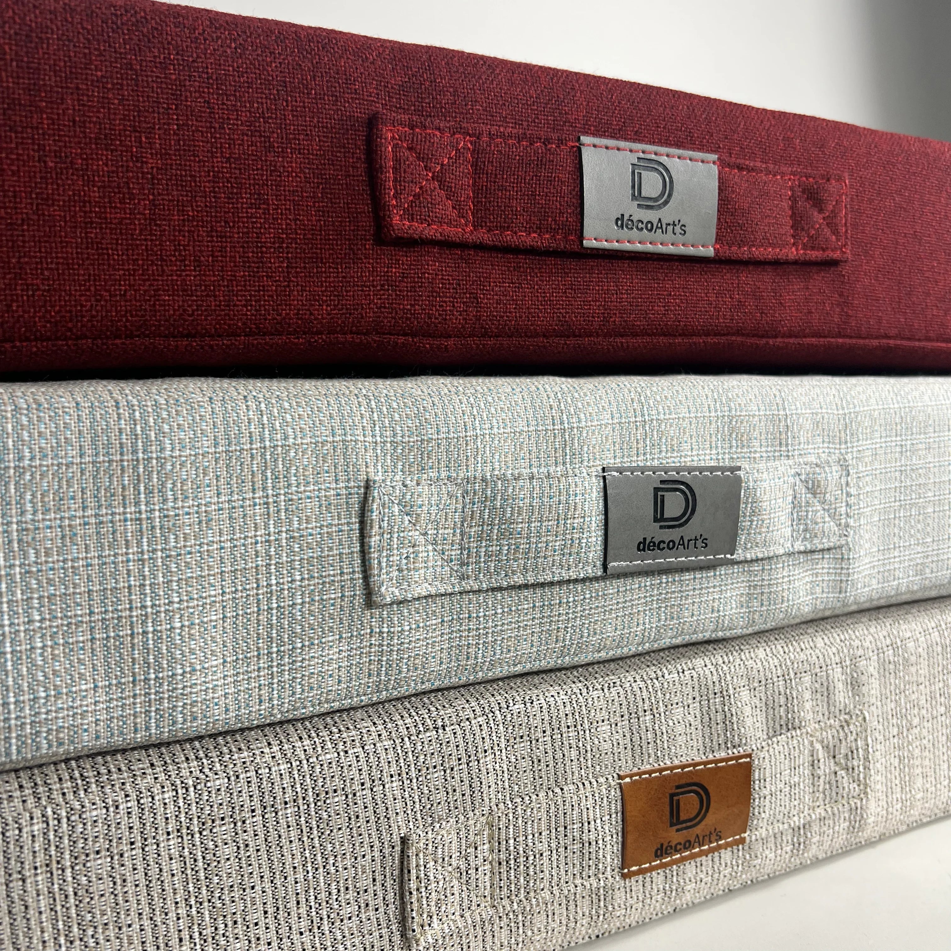 Coussins pour salon de jardin déhoussable 120x60cm - Beige Chiné - 6