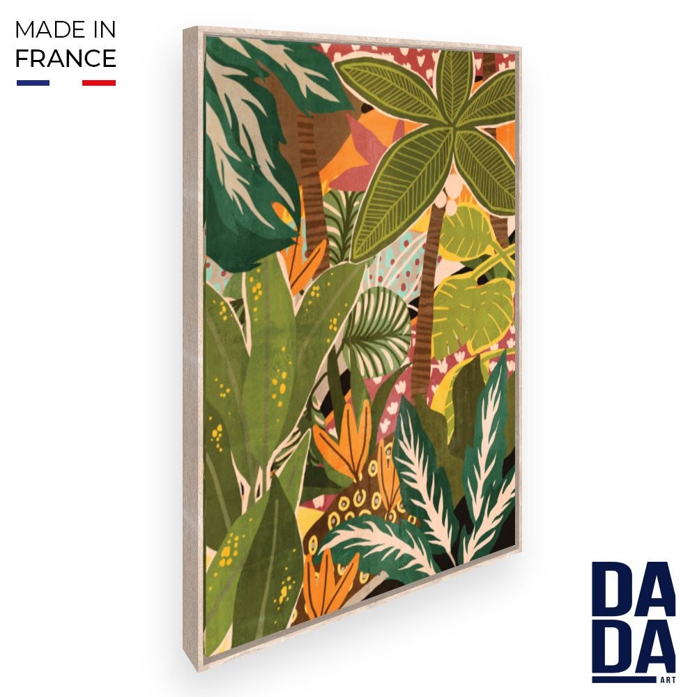 PHOTO 50X70CM DÉCOR MDF Le salon Cadre Monstre EUR 58,95 - PicClick FR