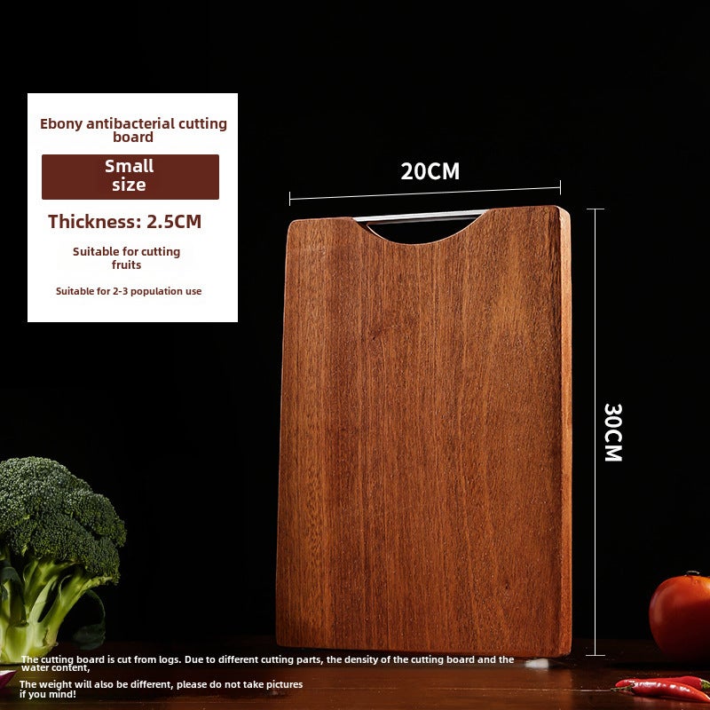 Leroy Merlin Tabla De Cortar Cocina ,Tabla De Cortar De Ébano Maciza, Doble Cara, Antibacteriana, Resistente Al Moho, Pequeña, Para Cocina Doméstica Carne 