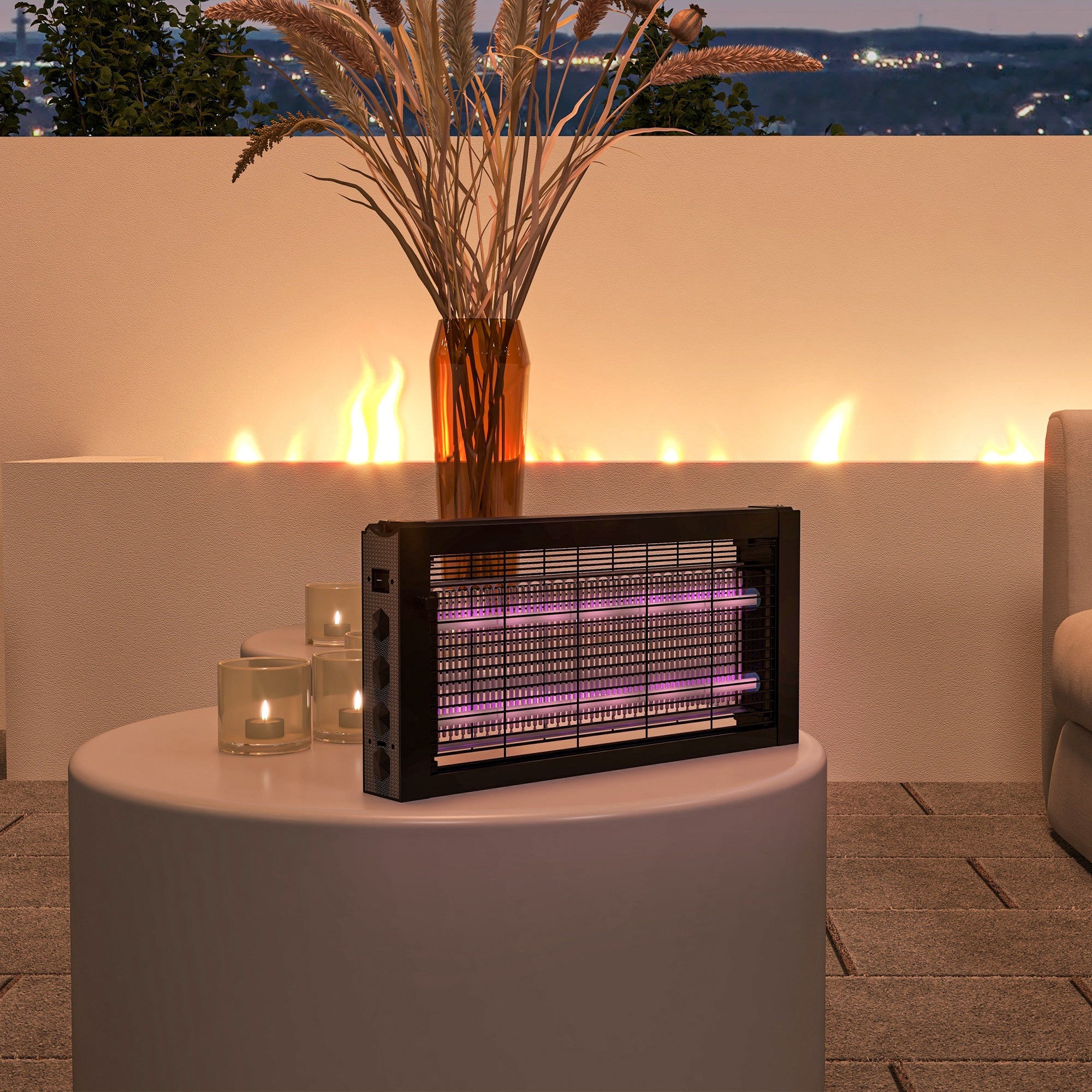 Lampe anti-insectes ABS HOMCOM - 2