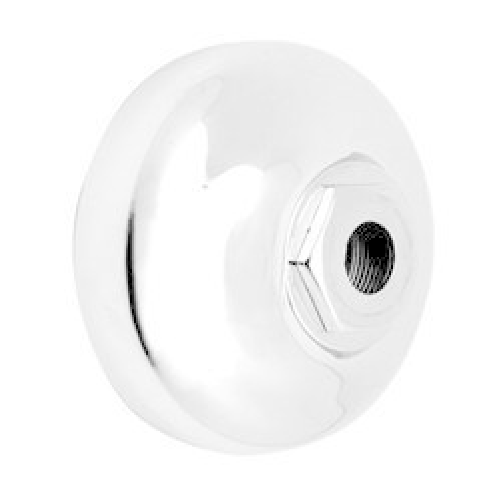 Pulsante Per Cinturino Chitarra Waverly - Bianco Con Vite Cromata