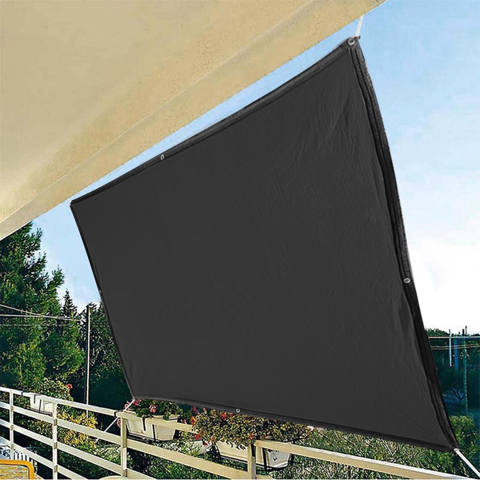 Voile d'ombrage extérieure, protection UV, rectangle, pour patio, jardin, piscine. - 6