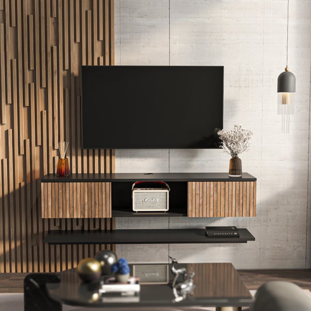 Meuble TV mural suspendu | Étagère pour récepteur TV (M) / WIFI