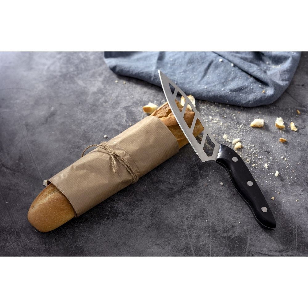 COLTELLO MANNAIA DA CUCINA MACELLAIO DE LUCA LAMA 220mm IN ACCIAIO INOX