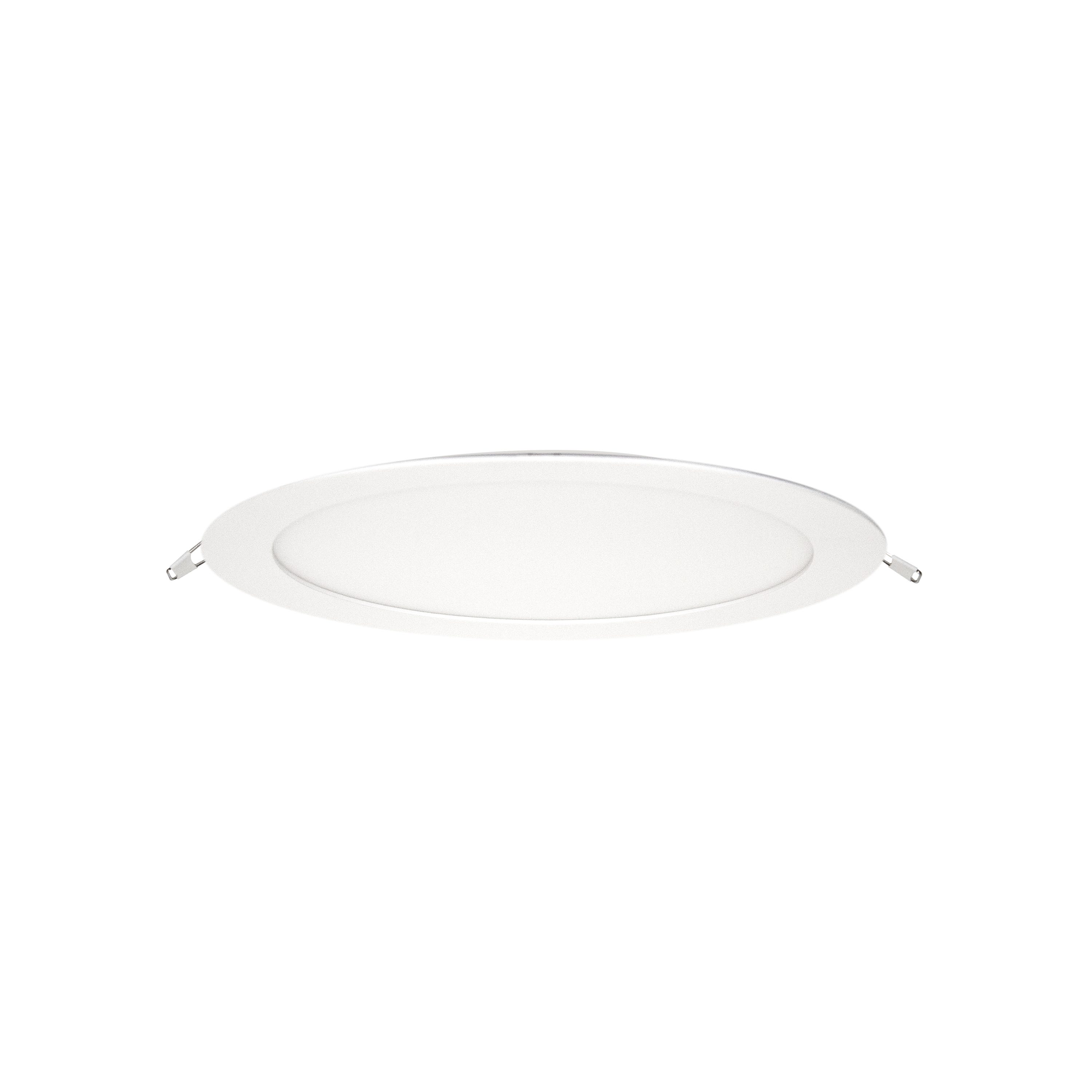 INSPIRE - Zestaw 6 reflektorów wpuszczanych EXTRAFLAT L - Reflektory LED Ø 22,5 cm - 2500 LM - 4000K - Neutralna biel - Biały