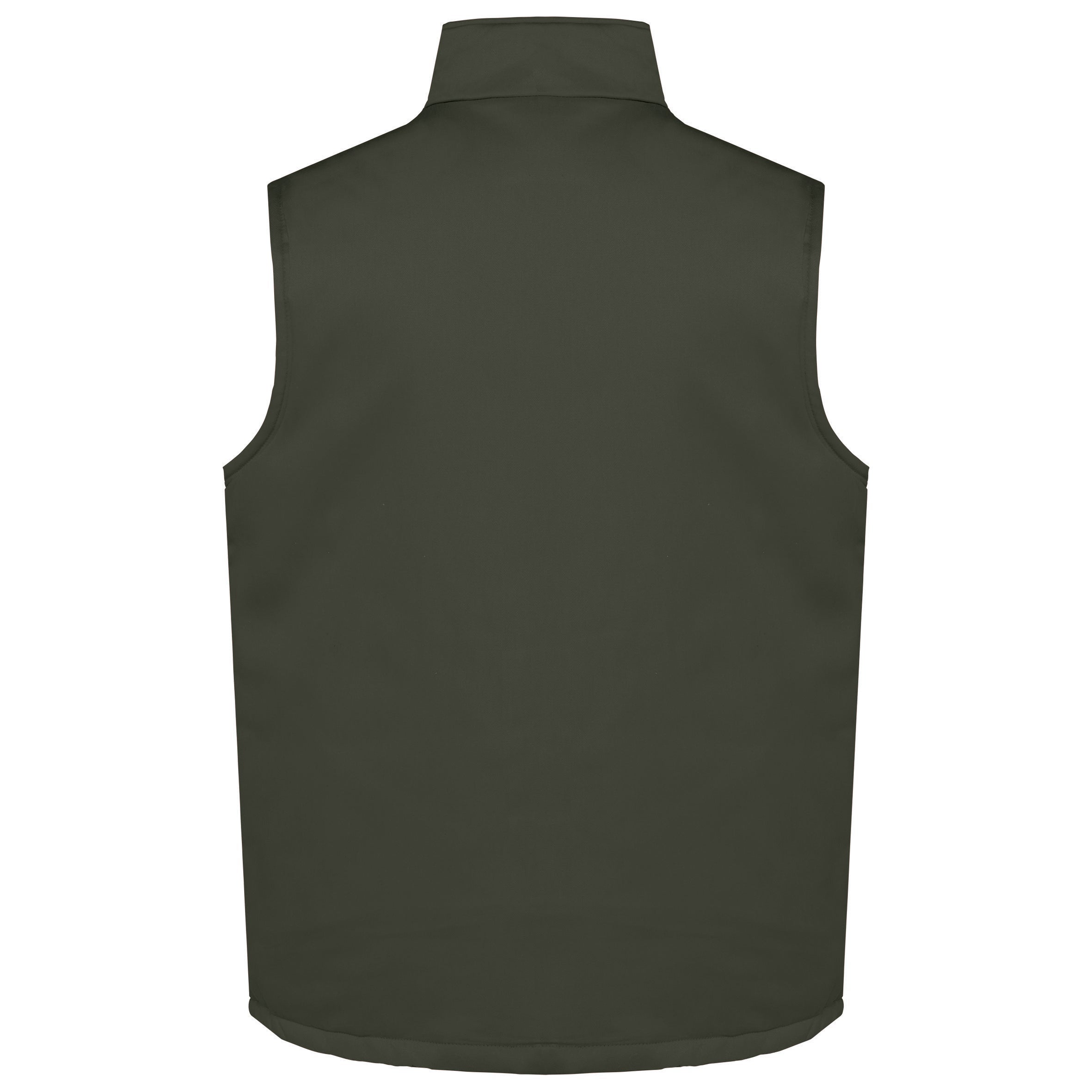 Gilet de travail polycoton multipoches rembourré unisexe WK. Designed To Work Kaki Foncé S - 5