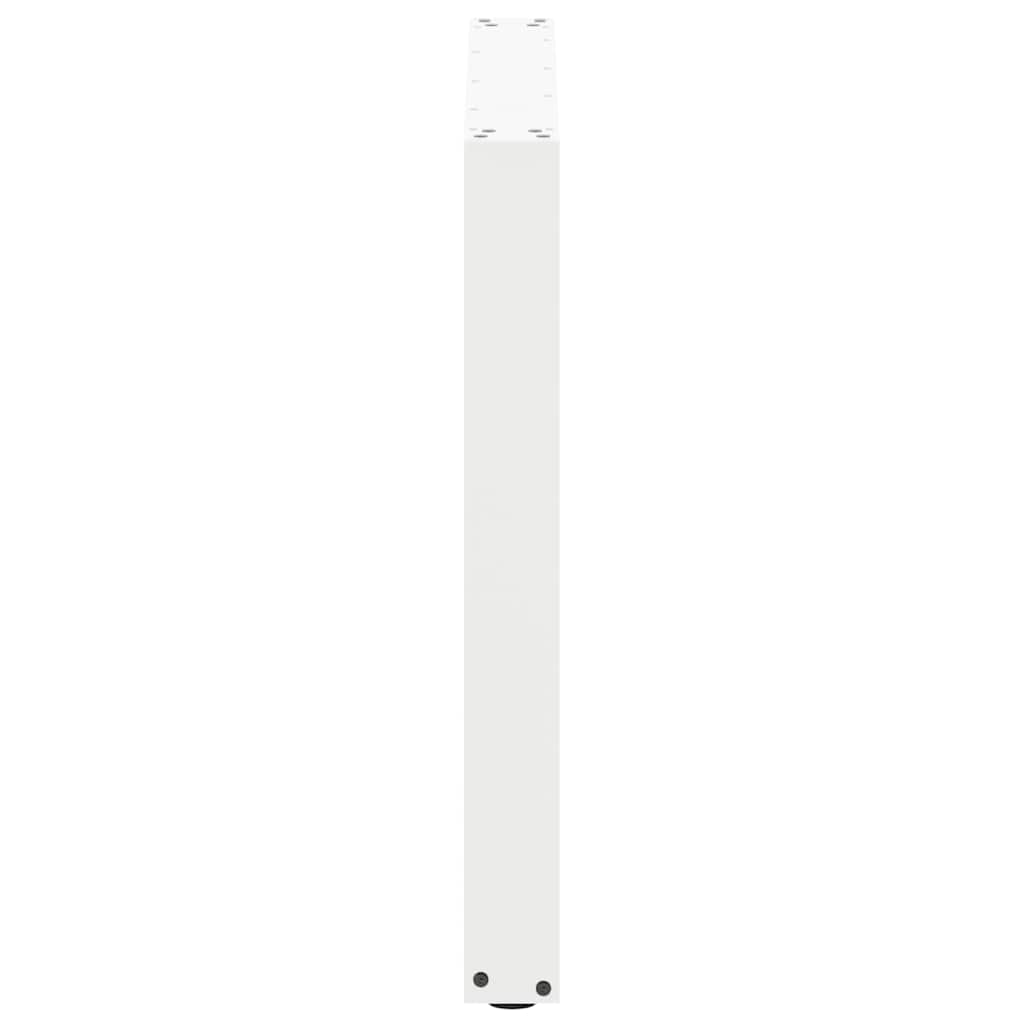 Pieds de table basse forme de U 3 pcs | Pied de meuble blanc 90x(72-73) cm acier CFW337617 - 6