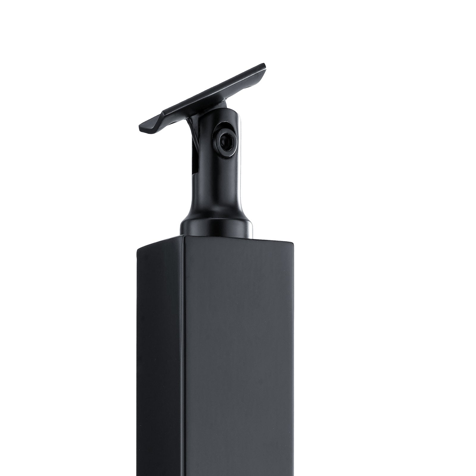 Montant de Balustrade Inox Noir SucceBuy 106,7 cm, Poteau de Rampe Design Moderne, Installation Facile, pour Escalier, Balcon, Terrasse, Jardin - 9