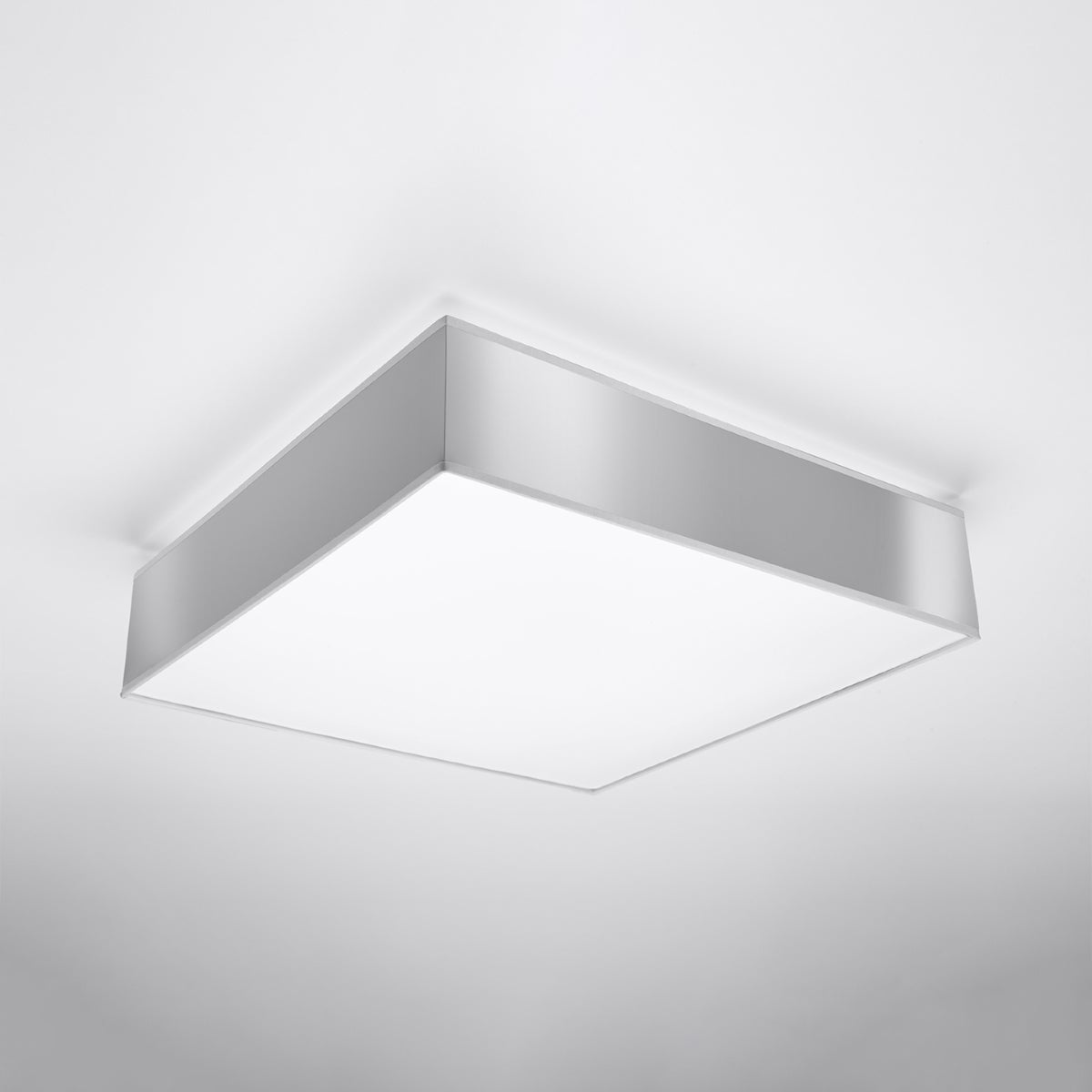 Plafon CARE 55 szary LED 4000K - 55x55x11cm Sollux