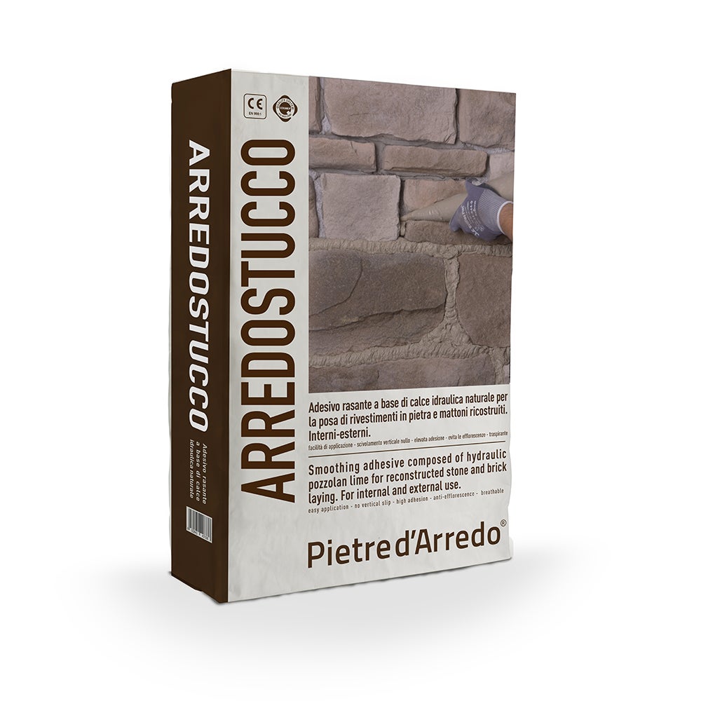 Pietre D'Arredo, Santiago Blanc revêtement type pierre reconstituée | Multiformat irrégulier | Unité de vente 1 box de 0,80 M2 | Made en Italie - 11