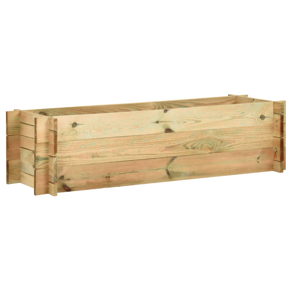 Maison Exclusive - Jardinière surélevée de légumes Bois de pin imprégné 120 cm - 8