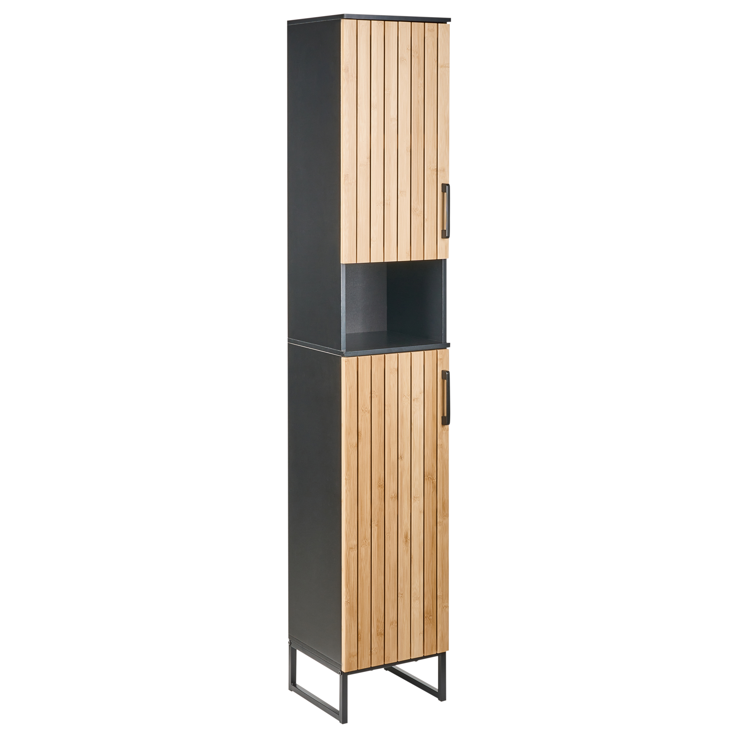 Dulap de baie MISCANTI Bambus 30 cm Maro deschis
