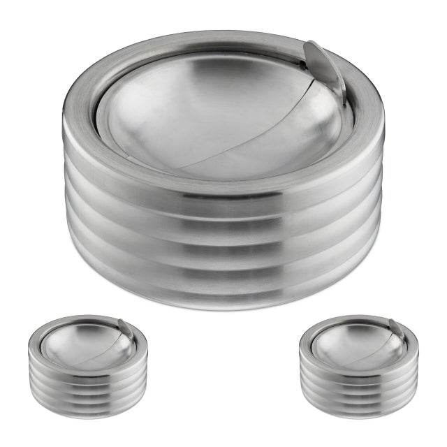 Posacenere a vento APS Element, altezza 50 mm, ø 105 mm, nero