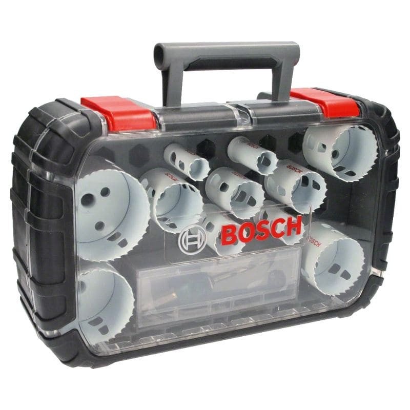 Bosch Professional Set da 14 pz. Seghe a Tazza Progressor for Wood &amp; Metal (Universal, Ø 20-76 mm, Accessorio per Foratrice)