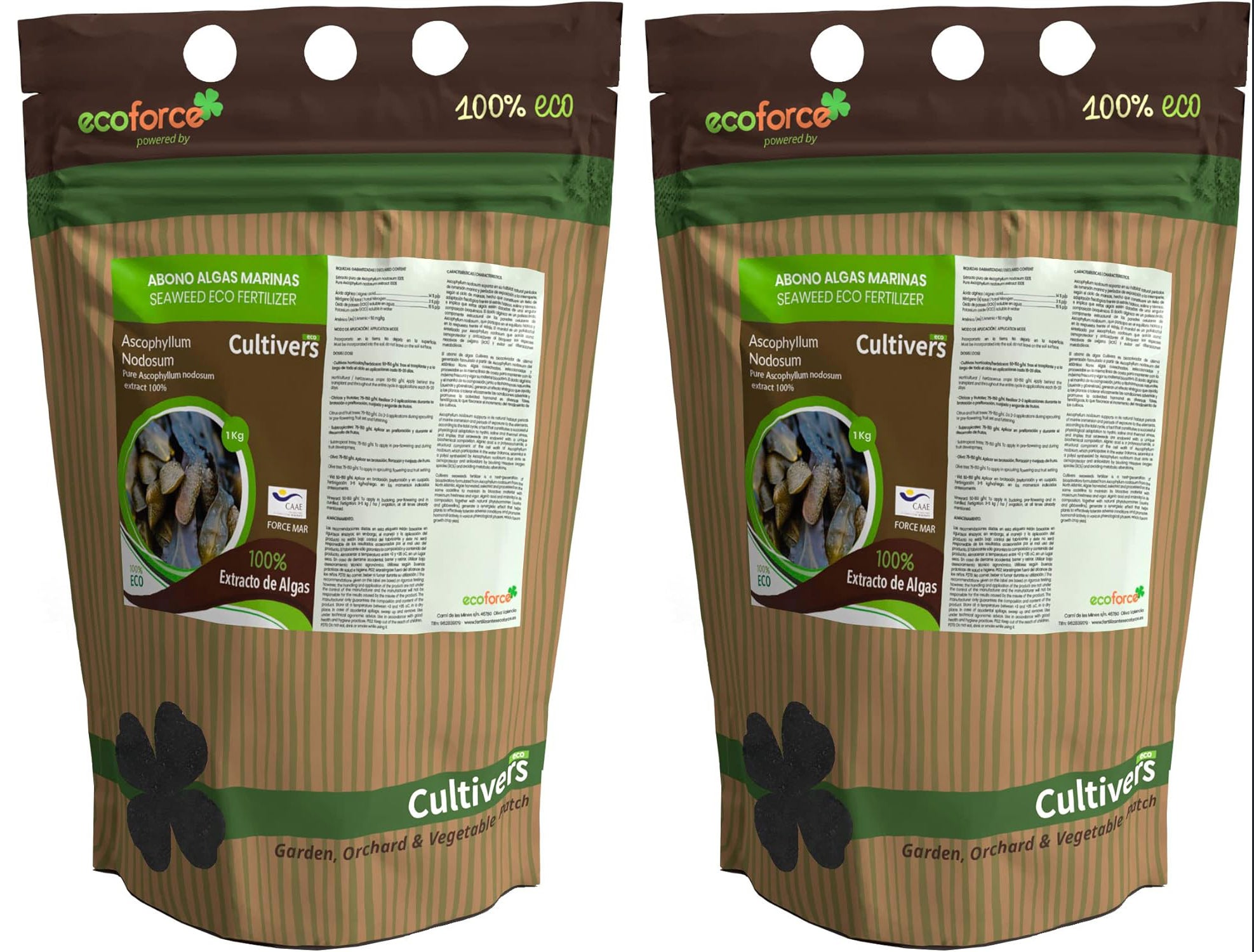 CULTIVERS Concime Universale 5kg - Fertilizzante Ecologico NPK 8-1-5 Per Piante Da Interno Ed Esterno