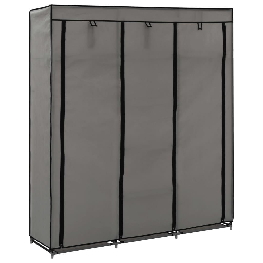 Armadio Portaoggetti Con Telo Zip 9 Ripiani 150x45x175cm - Salvaspazio Per Casa - Foto 11